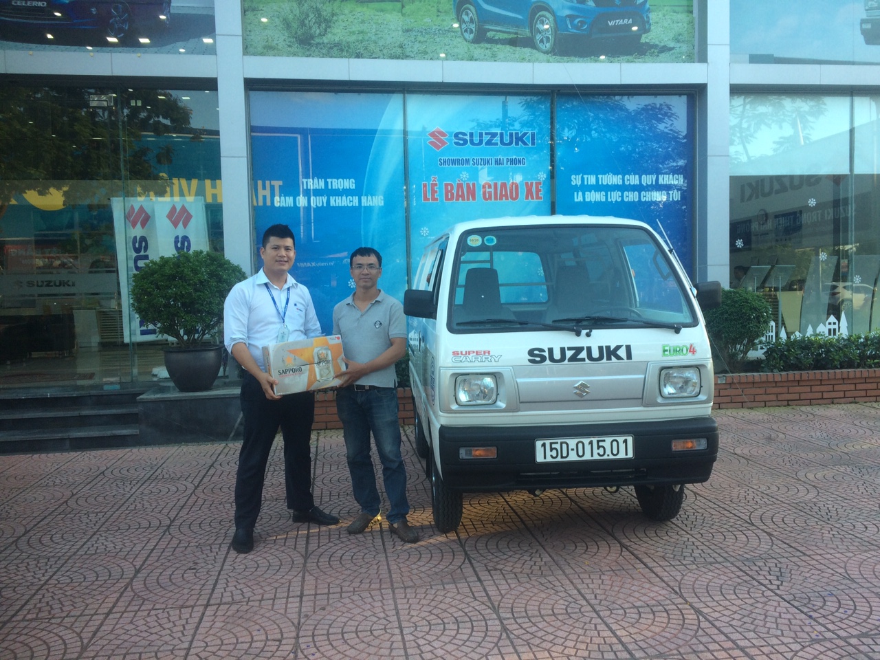Suzuki Blind Van Lễ giao xe Suzuki Blind Van